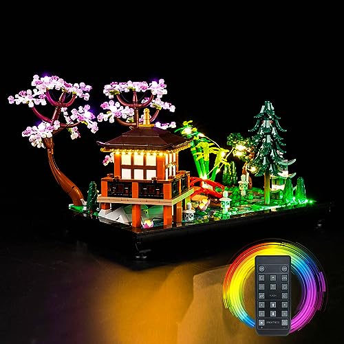 LocoLee RC Led Light Set Compatible with Lego 10315 Led Decoration Lighting Kit Compatible with Lego Tranquil Garden Building Blocks Model,Only Lights Set,No Model - Image 2