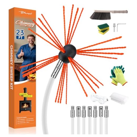 Bluesea 23 Foot Chimney Sweep Kit