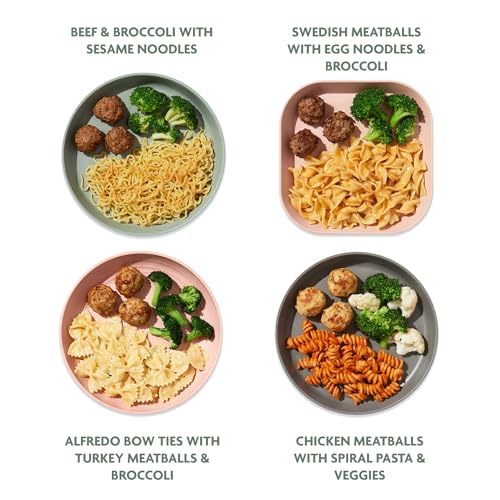 Image of Nurture Life Kids Meals, Healthy Toddler, Kid & Baby Food 4 Meal Variety Pack, Pasta Favorites with Protein and Veggies, Freshly Made Organic Focus, Ready to Eat Meals & Snacks, Refrigerated Delivery