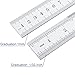 Large Stainless Steel Ruler Rule Measure Straight Edge 1 Metre Meter 40