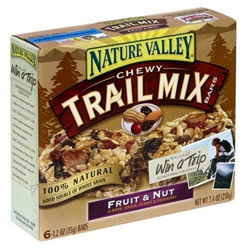Nature Valley Trail Mix Bar Fruit & Nut (Pack of 16