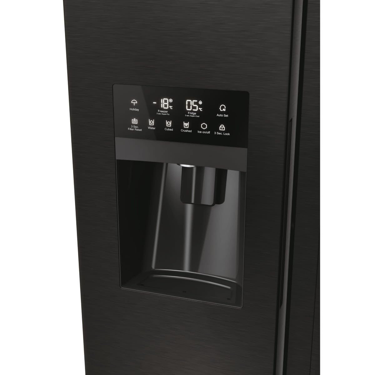 Haier Frigorífico Americano SBS 90 Serie 5 511L Negro - HSR5918DIPB