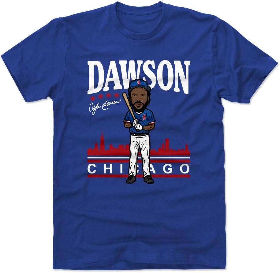 500 LEVEL Andre Dawson Shirt - Vintage Chicago Baseball Men's Apparel - Andre Dawson Toon