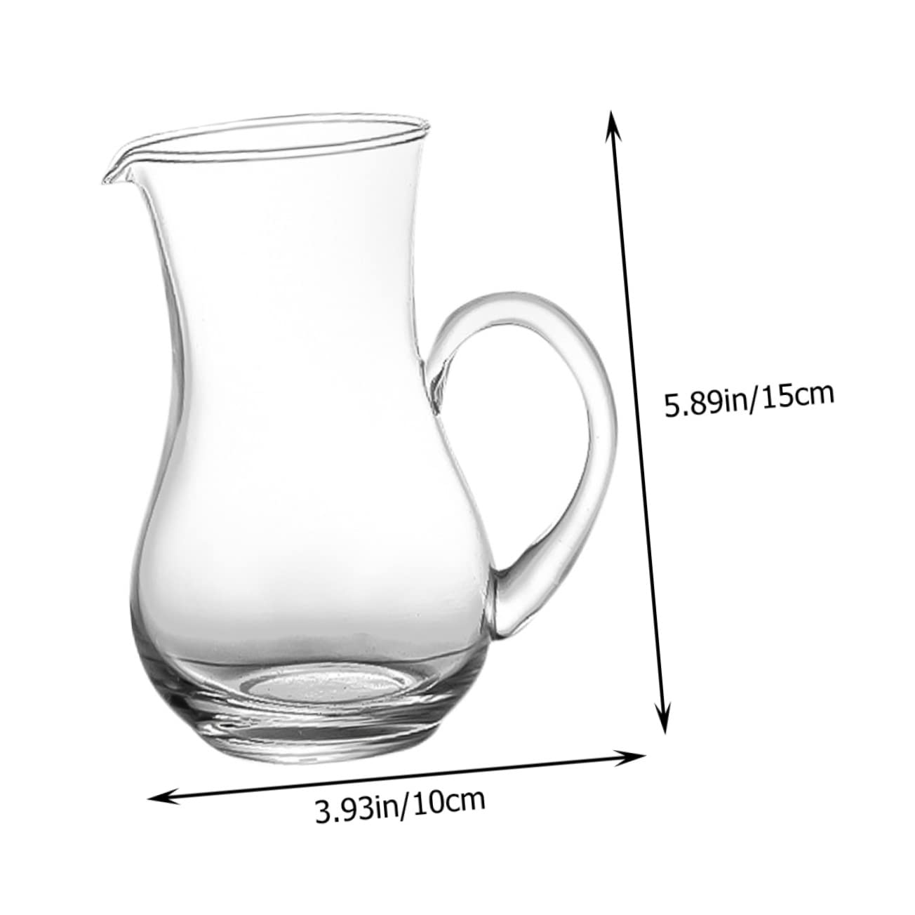 OFFSCH Transparent Wine Dispenser Carafe Elegant Glass Divider for Home Entertaining for Wine Decanting Capacity for Tasting Events