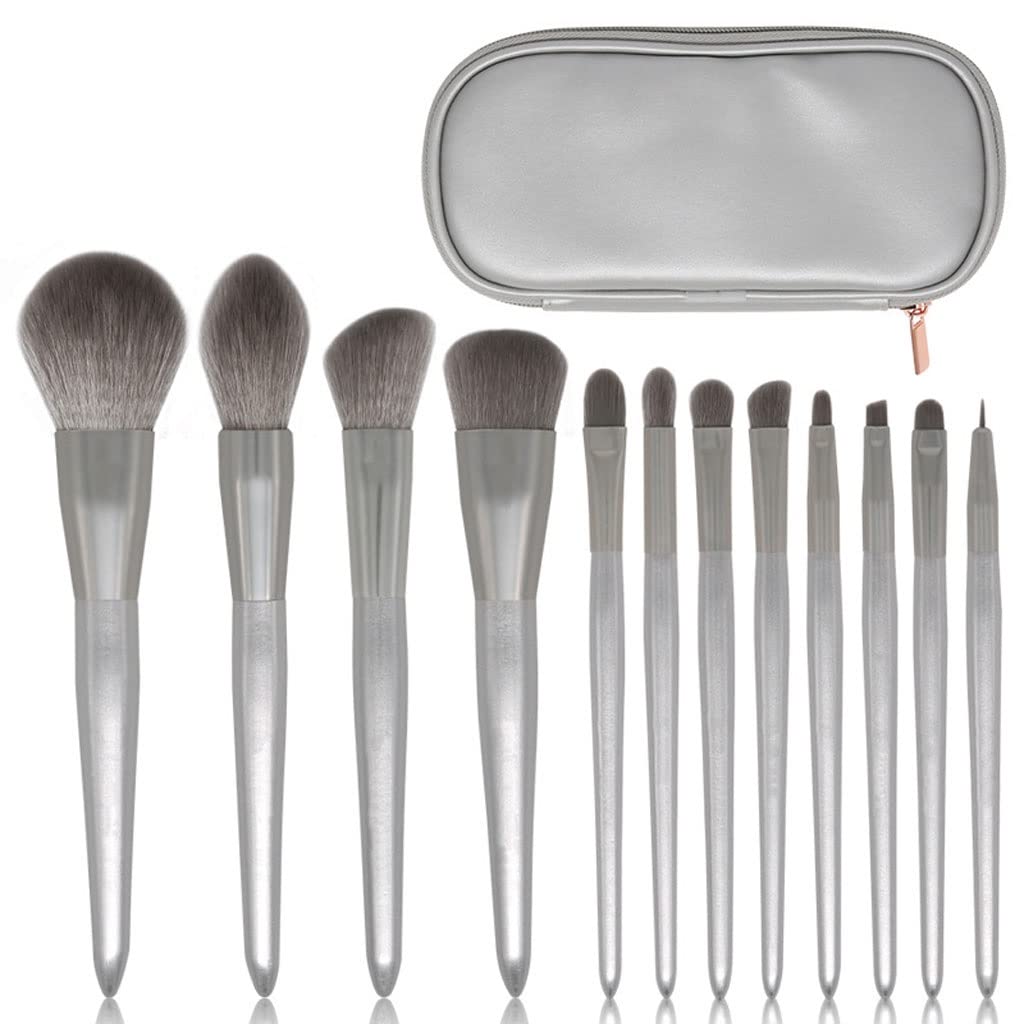 12 Brushes Set Full Set Loose Powder Brushes Beauty Tools Eye Shadow Blush Brush Set