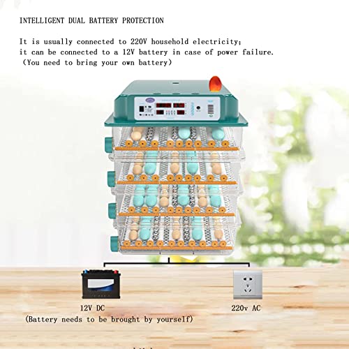 YYSS Brutmaschinen Brutmaschinen für große Eier Automatisches Wenden und Feuchtigkeitsluke 6-232 Eier zum Schlüpfen von… – Bild 6