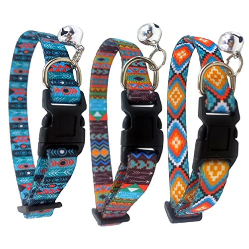 Collier de chaton décoratif réglable YARNOW pour éviter les pertes d'identification en litière