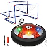 【Material seguro y suave】: el balón de fútbol flotante tiene una almohadilla de espuma firme que no deja marcas para proteger los pies de los niños. Rebotará en el objeto cuando colisione, puede proteger sus muebles y paredes de daños.