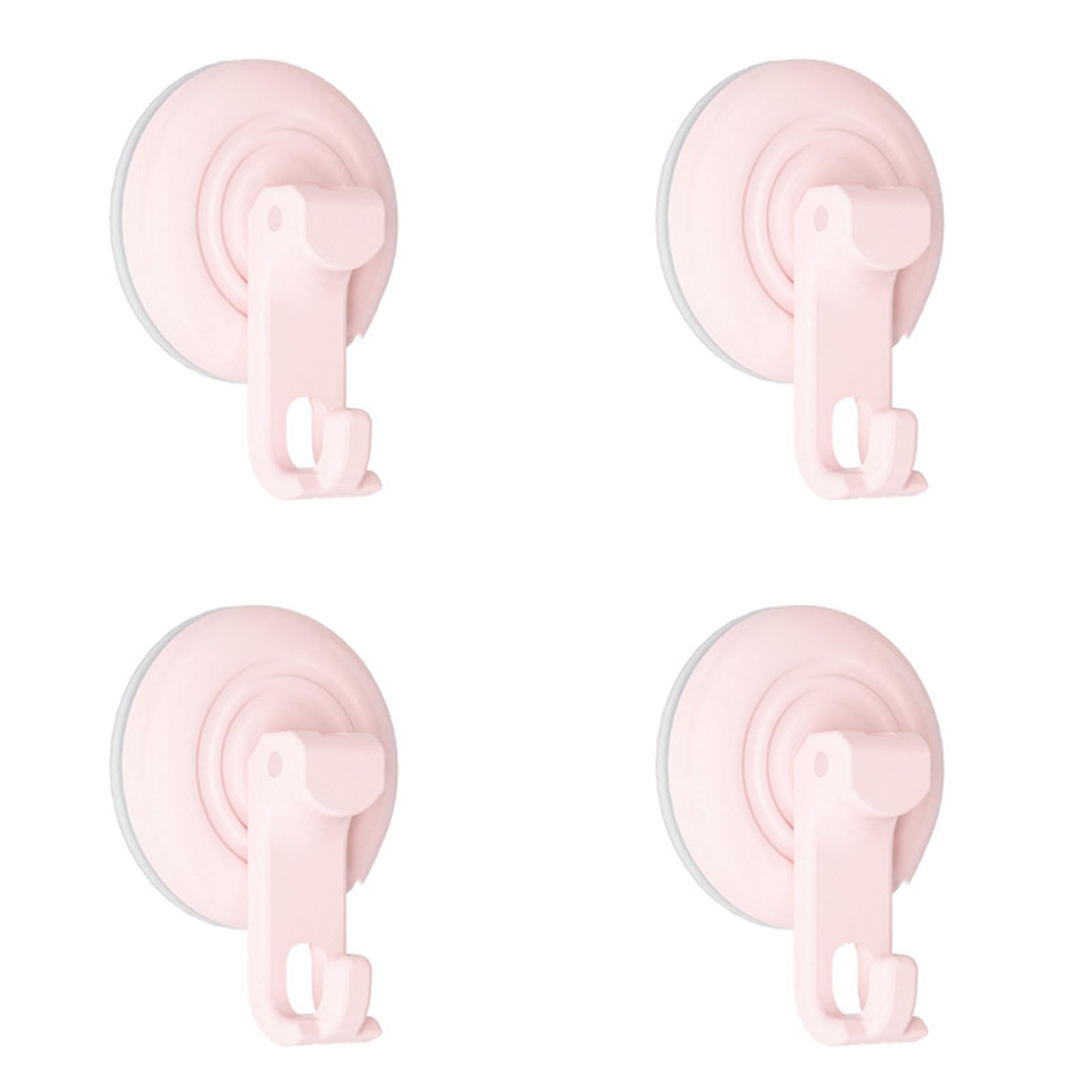 Msioytog D 4Pcs / 8Pcs Bathroom Suction Cup Hanging Hooks Heavy Uty Vacuum Towel An Loofah Holders Removable Robe Storage Rack Vacuum Suction Technology