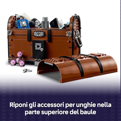 Wednesday Appartamento di Mano - Giocattolo da Esposizione con Mini Bambolina di Enid, Figura di Mano e Accessori - Regalo per Bambine e Bambini Fan della Serie TV da 10 Anni in su - 76785 - Lego - Immagine 6