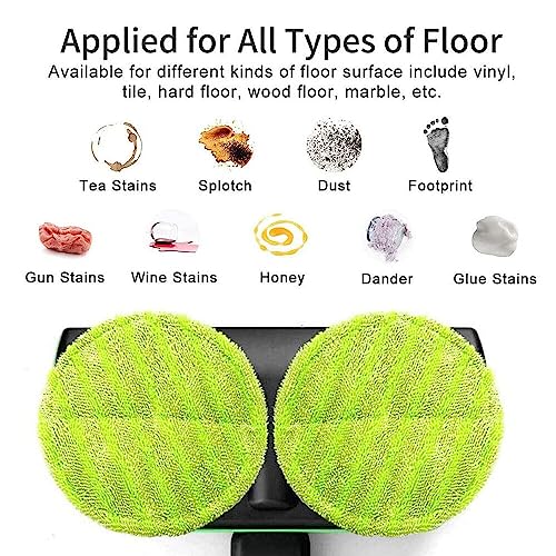Electric Mop, Rechargeable Mops for Cleaning Floors, Cordless Floor Cleaning Spin Mop Polisher Scrubber for Home Hardwood Tile PVC Floor - Image 3