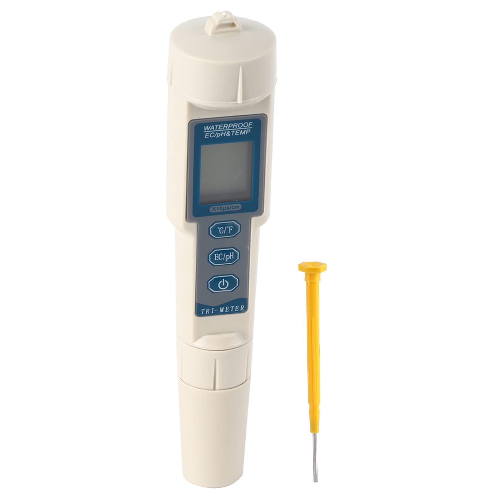 Medidor de PH, 3 in 1 PH Meter, Medidor de Conductividad de Agua, Probador de Calidad del Agua PH con Monitor Portátil 3 en 1, Medidor de PH Digital PortáTil para Agua Potable, Acuario, Piscina, SPA