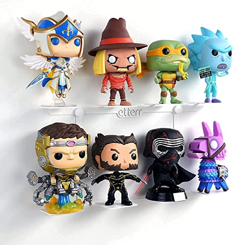 Wall Display Stand for Funko Pop Collection (4), 0.2D x 35W x 22H cm