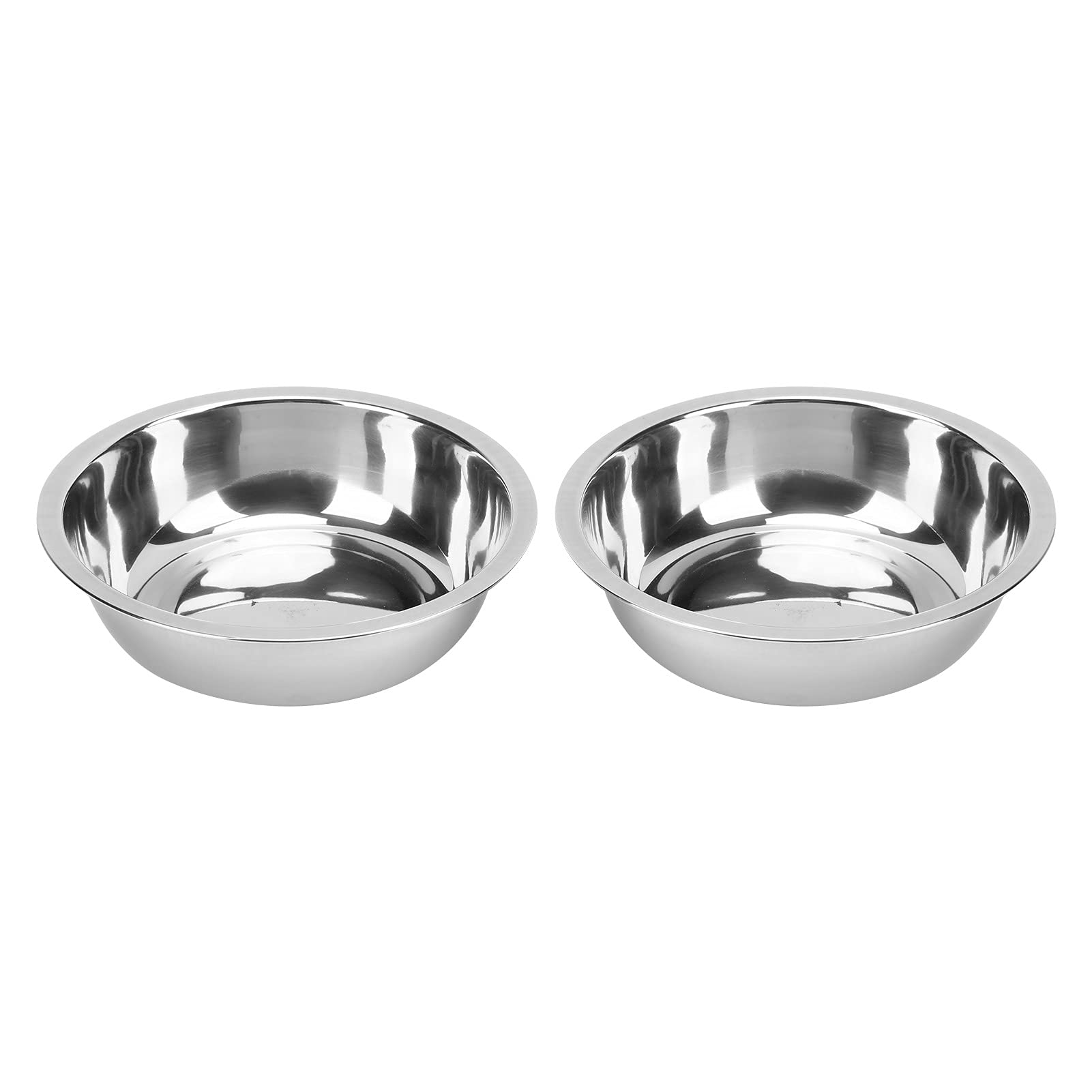 Confezione da 2 ciotole pieghevoli per cani, ciotole pieghevoli per animali domestici, in silicone grigio, antiscivolo, pieghevoli, per cani e gatti di piccola e media taglia, per viaggi, escursioni e