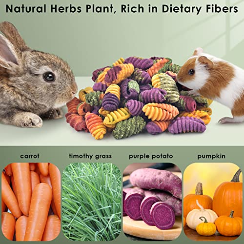 ERKOON Chinchilla Treats con 40 Piezas Palitos de Heno miniatura 2