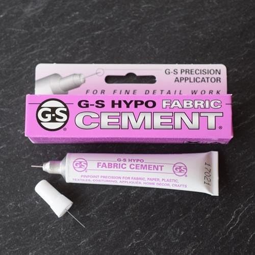 Glue G-S Hypo Fabric Cement with Applicator 9ml | Pack of 1 | Variety of Pack Sizes