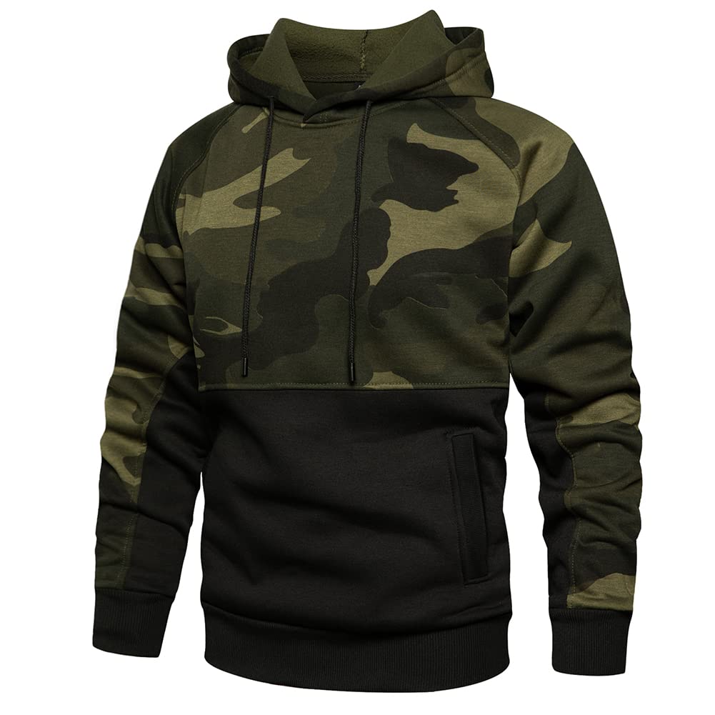 DUOFIER Hoodies For Men Pullover Hooded Sweatshirt France