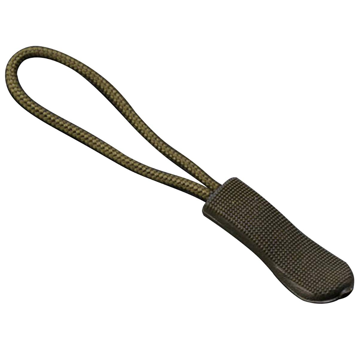 Queenbox 10 Pcs Zipper Pulls Extension Zipper Tab Zip Tags Cord Pulls Zip Fixer, Strong Nylon Cord and Rubber No Slip Textured Tab Replacement for Backpack, Luggage, Purses, Handbags or Jackets