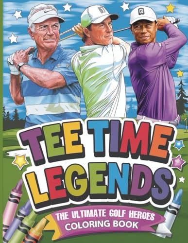 Tee Time Legends Coloring Book