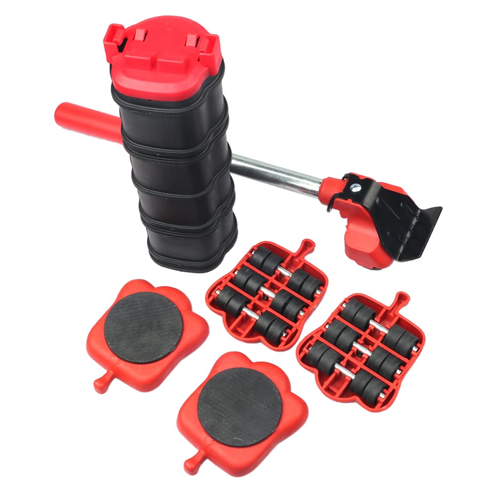 Duty Furniture Lifter 4 Appliance Roller Sliders with 660 Lbs Load Capacity Adjustable Height Lifting Tool Furniture Lifters for Heavy with