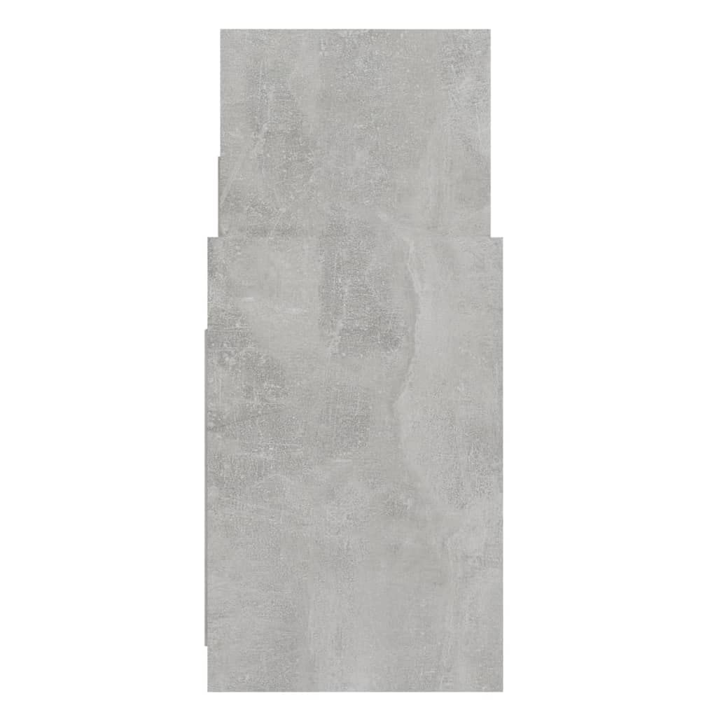 Générique Seitenschrank, betongrau, 60 x 26 x 60 cm | 6 Regale, Sofaaufbewahrung, einfache Reinigung mit feuchtem Tuch