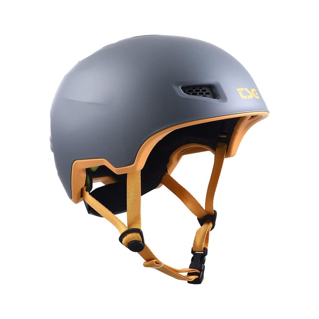 TSG Skateboard Helmet for Adults, Full wrap, Low Fitting, in-Mold Construction, EPS Lining, Lightweight, Perfect for Cycling, BMX, Skating, Roller Derby and Longboarding, Satin Marsh L/XL