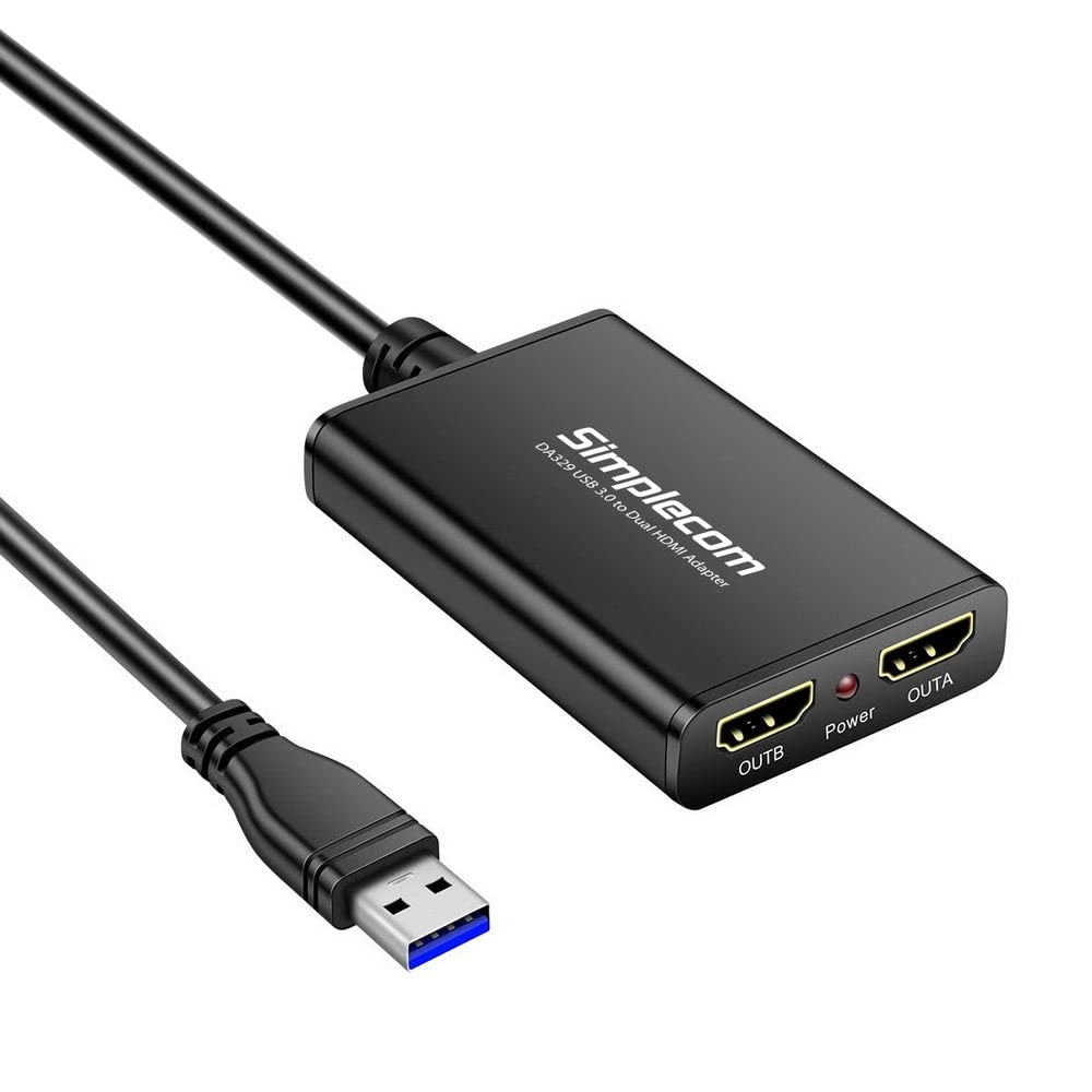 Simplecom DA329 USB 3.0 Type A to Dual 