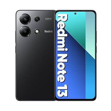 Smartphone Xiaomi Redmi Note 13 8GB+128GB Global Version Powerful Snapdragon® performance 120Hz FHD+ AMOLED display 33W fast charging with 5000mAh battery (Black)