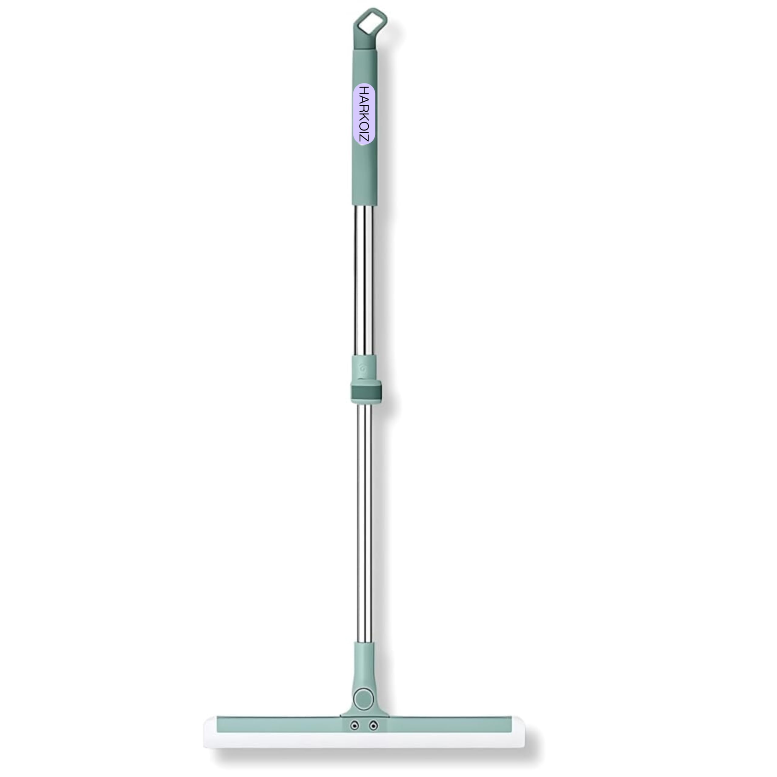 Floor Squeegee Hair Scraper with 180° Rotating Head & Telescopic Handle | Magic Broom Floor Cleaner for Hair, Dust & Water Rubber Blade Floor Wiper for Bathroom, Kitchen Tile, Marble Pet Hair Cleaning-image-45