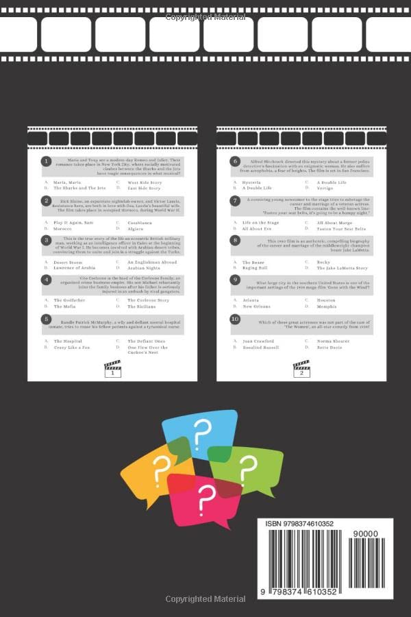 The Ultimate Classic Movie Trivia Quiz Book: 500 Questions About Movies From the 1920s - 1970s | Test Your Knowledge of Classic Movies image 3