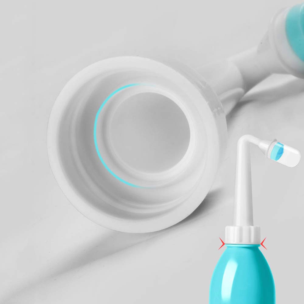 Travel Bidet Bottle Portable Bidet Sprayer Hand held Bidet 500ml for Personal Hygiene Care Extra Long Pointed Nozzle — view 6