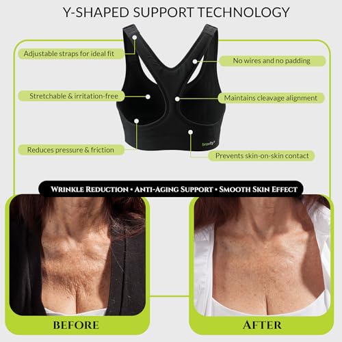 Image of Anti-Wrinkle Sleep Bra for Women - Prevent Cleavage Wrinkles & Chest Creases, Night Bra for Side Sleepers