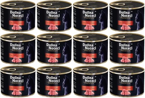 Produktbild von Dolina Noteci Premium Nassfutter für Katzen Reich an Kalb - 12 x 185 g