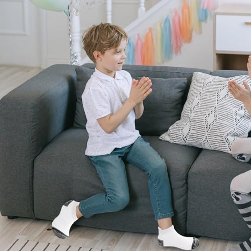 Bemeol Boys Socks 12 Pairs Boy Ankle Socks Kids Athletic Cotton Sports Low Cut Casual Sock4