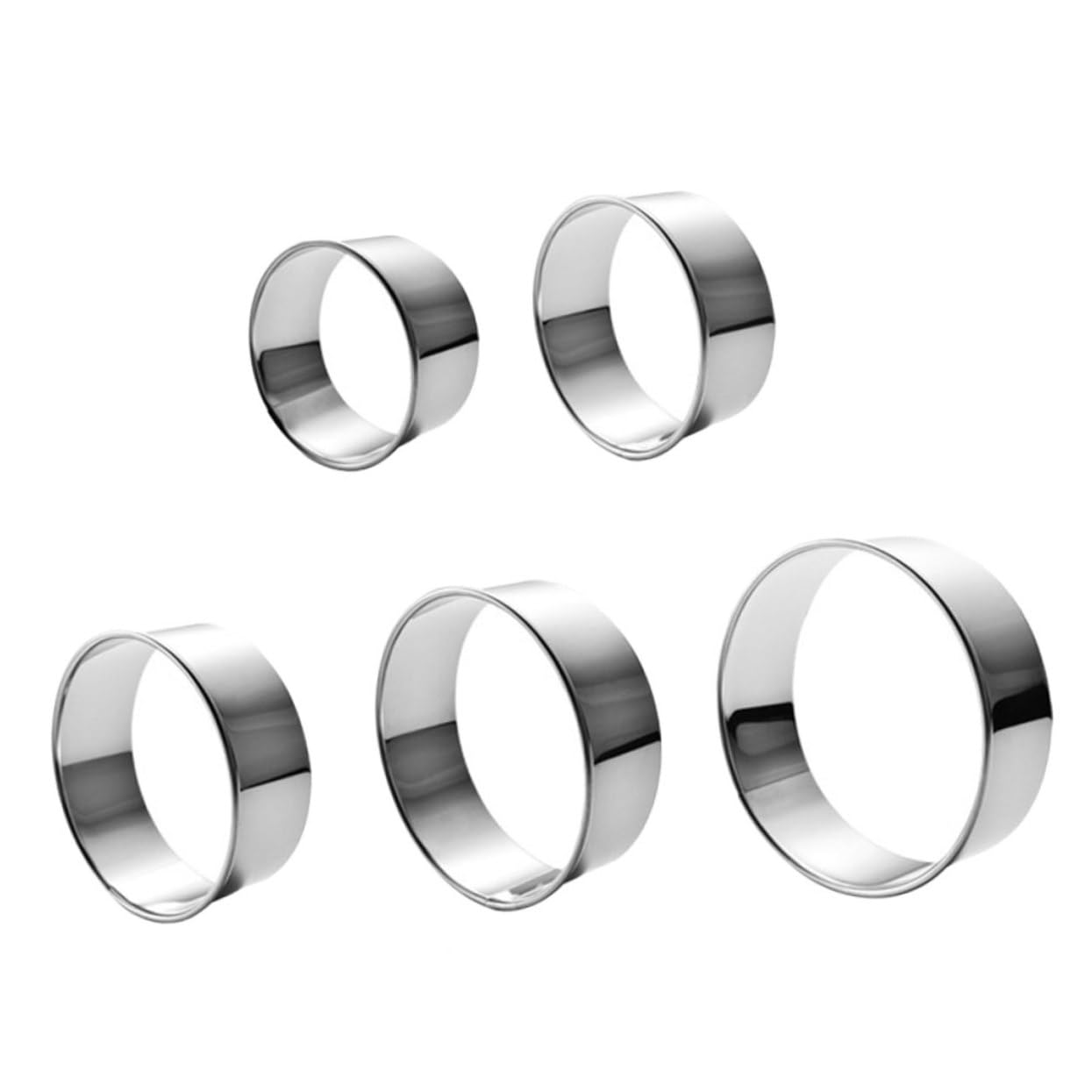 Garneck 1set Mousse Stainless Steel Cake for Baking Non-Stick Baking Tool for Mousse Cookies and Pastries Easy to and Cooking Accessory