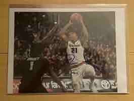 NBA 八村塁　ゴンザガ大学時代のサイン入り写真（流体力学） NBA 八村塁 ゴンザガ大学時代のサイン入り写真（流体力学