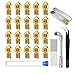 20pcs 0,4 mm 3D Ugello dell'Estrusore della Stampante 3D MK8, con 10pcs Ago Pulizia(0.35 mm)+ 1 Chiave + 1 Pinzetta Gomito, Per MK8 Makerbot/Creality CR-10 / Ender 3/5