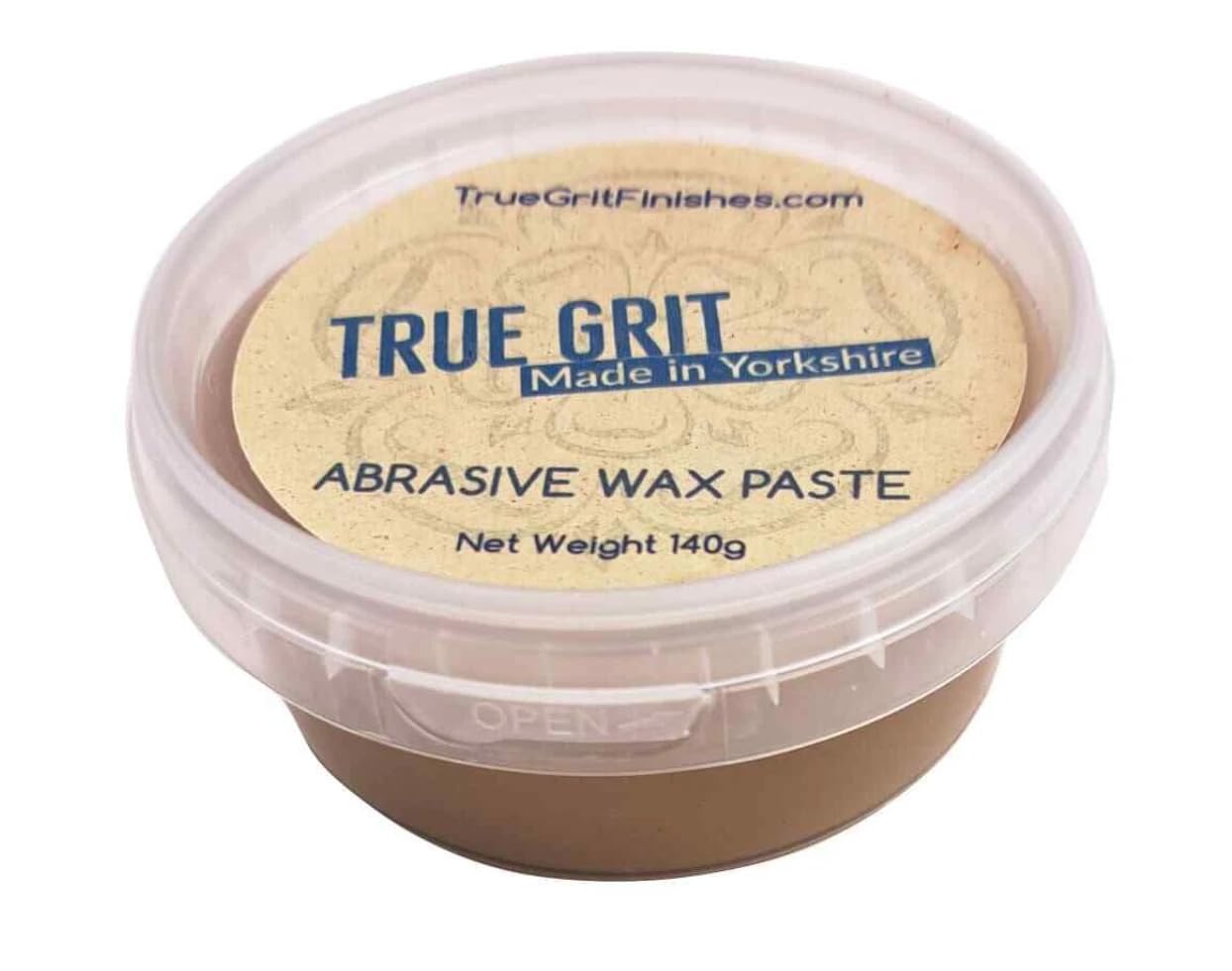 True Grit Abrasive Wax Paste for Woodturners | Made in Yorkshire
