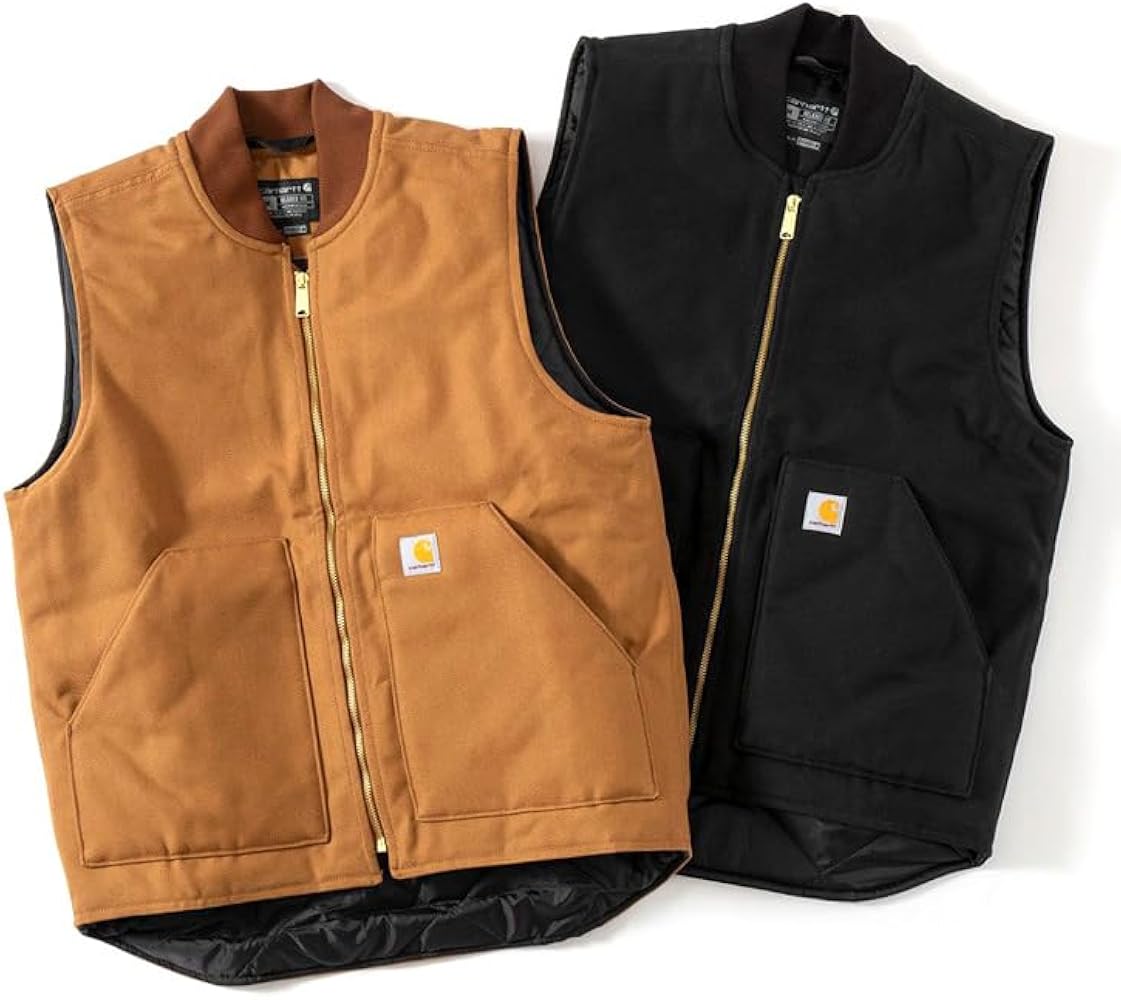 Amazon.co.jp: [カーハート] ベスト リラックスフィット ダック ワーク