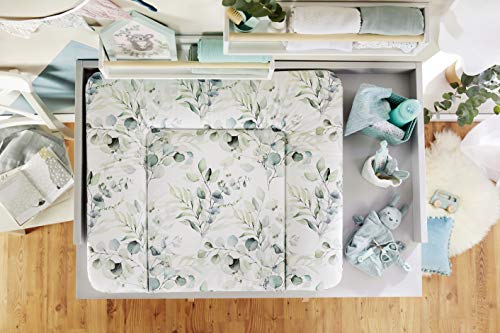 Rotho Babydesign Natural Leaves 20062-0001-DE Materassino Fasciatoio, 0+ Mesi, Multicolore - 2
