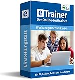 Einstellungstest Werkzeugmechaniker/in Prüfungspaket | Online-Trainer + Logik-Buch | Aufgaben mit Antworten und Lösungswegen | Auswahlverfahren erfolgreich bestehen | Deutsch, Wissen, Mathe, Logik …
