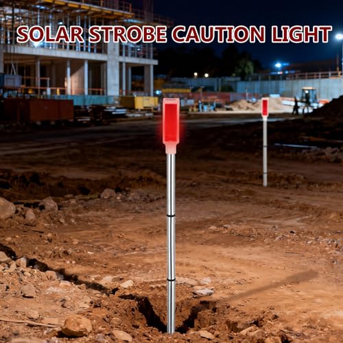Luz estroboscópica solar IP65 impermeable con destello de alta visibilidad vial 4