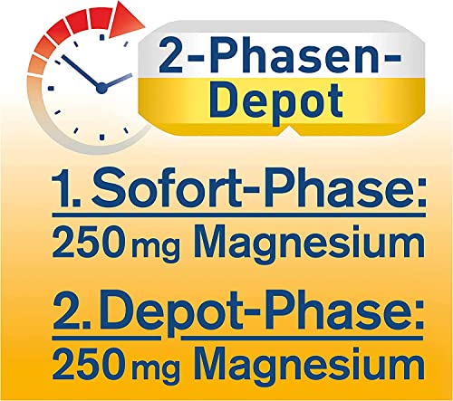 tetesept Magnesium 500 Nacht Tabletten für entspannte Muskeln im Schlaf, 30 St. Tabletten