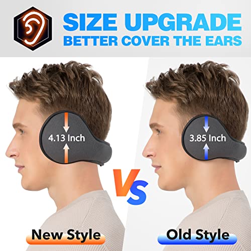 Talonite Winter Ear Muffs For Men & Women Foldable Fleece Ear Warmers thumb #3