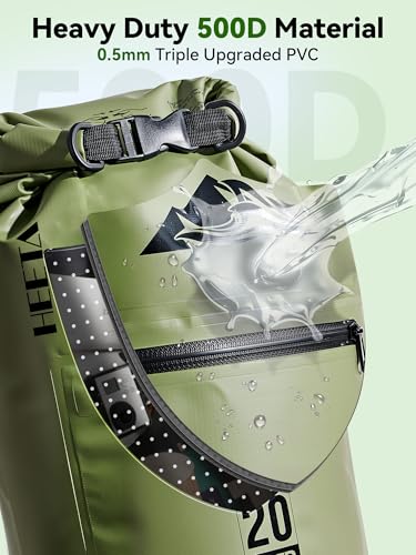 HEETA Dry Bag with Zippered Pocket