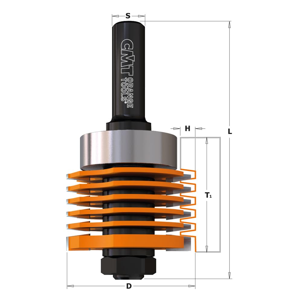 CMT ORANGE TOOLS 900.606.11 Z2 HM S = 12 D = 47,6