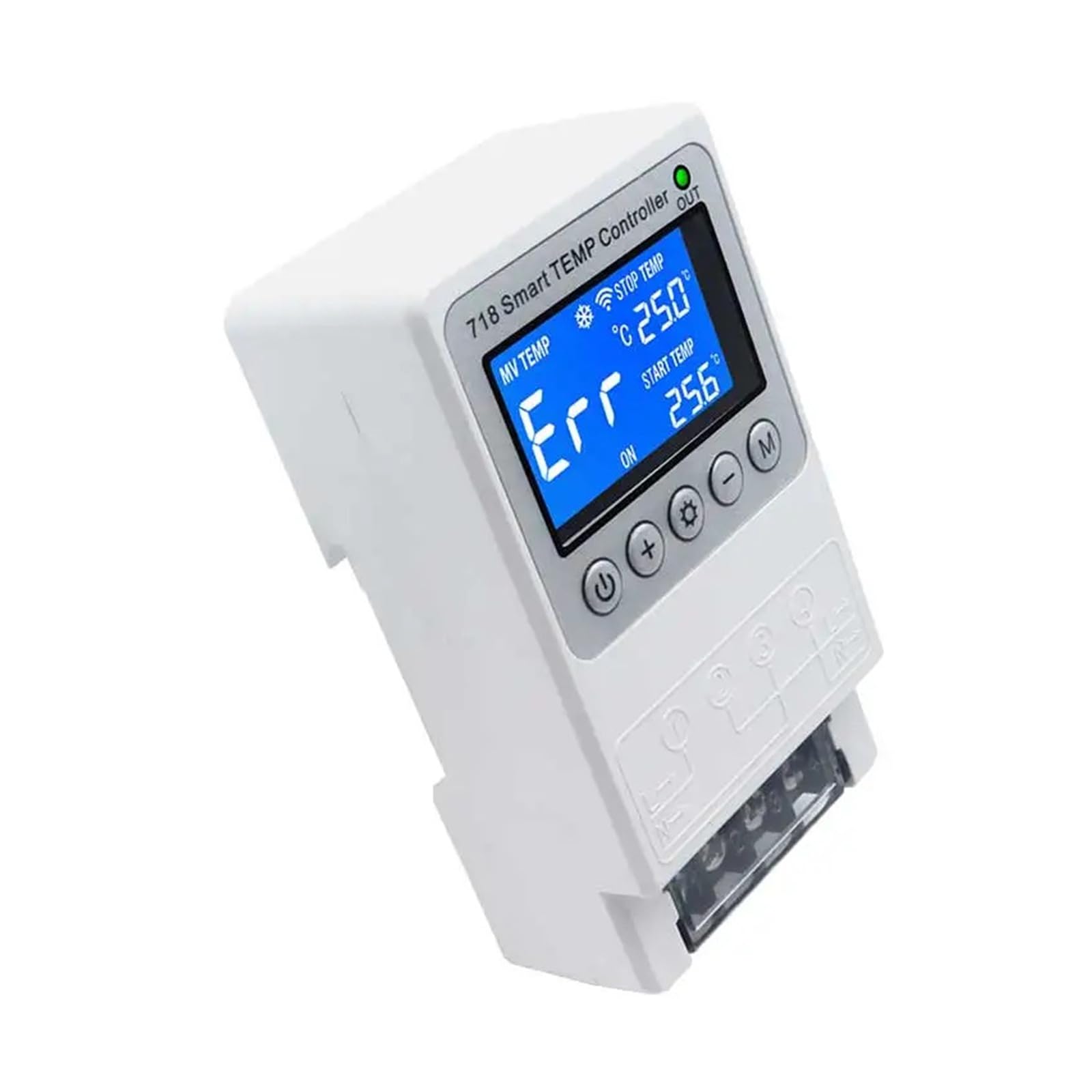 Regulator temperatury w pełni automatyczny regulator temperatury ciepłej wody z szyną DIN 718 Temp(Waterproof Head)