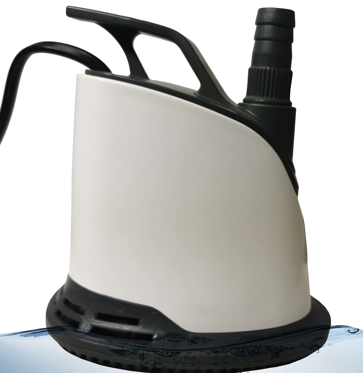 LONDAFISH Pompe À Eau Filtrante Pour Aquarium, Changeur D'Eau Pour Aquarium, Nettoyeur De Crottes De Poisson, Disponible Le Bas Niveaux D'Eau, Silencieuse - Pompe À Eau Blanche
