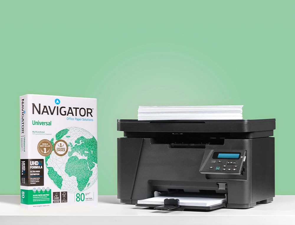 Palet folios NAVIGATOR - Pallet palel - 60 cajas (300 Paquetes de 500 Hojas). Papel multifuncion din a4 80 gramos.