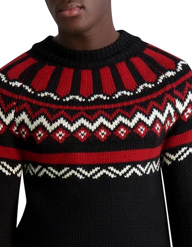 KARL LAGERFELD Men's Fairisle Sweater4